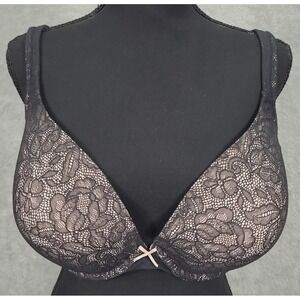 Cacique Boost Plunge Floral Bra Sz 42DDD‎